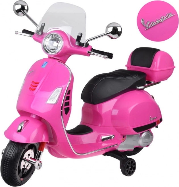 Elektromos Vespa GTS Super robogó gyerekeknek – Rózsaszín