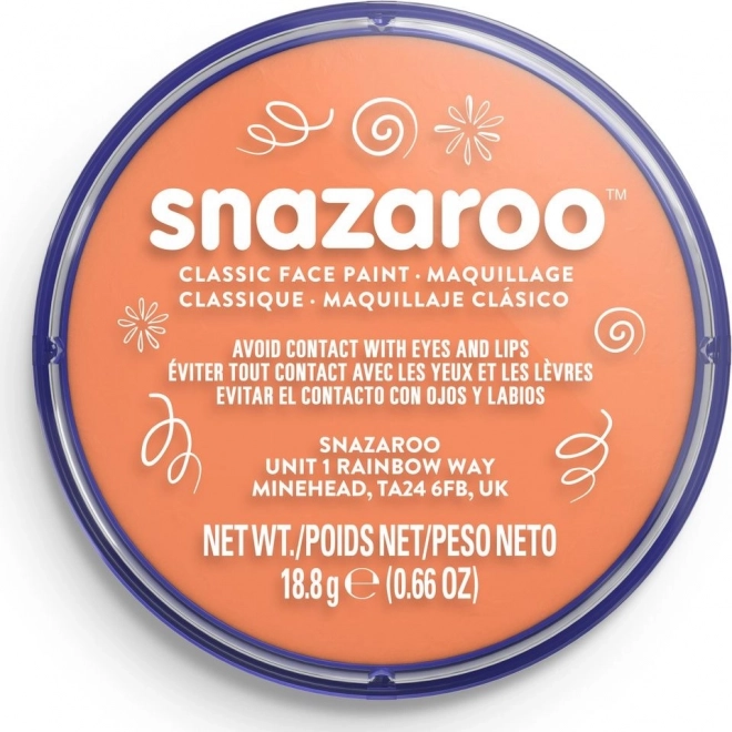 Snazaroo arcfesték sárgabarack 18ml