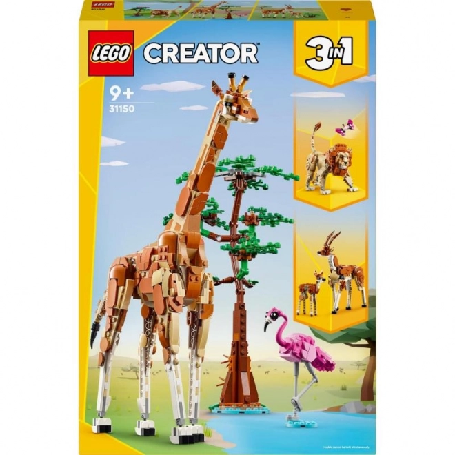 Lego Creator szafari állatok építő készlet