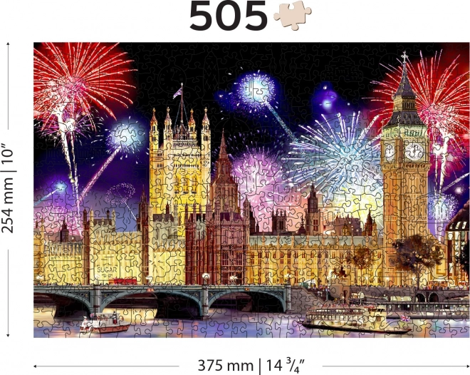 Éjszakai Londoni Fa Puzzle - 505 Darab