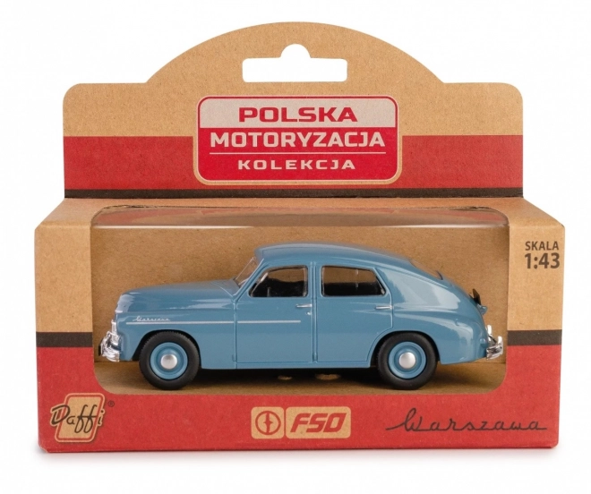 Warszawa M20 PRL jármű popielaty