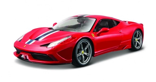 Bburago Ferrari 458 Speciale piros kisautó