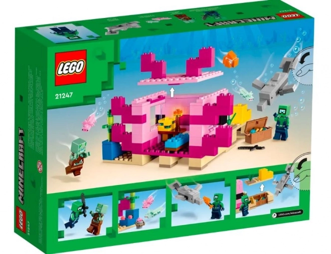 Lego Minecraft - Aksolotl háza