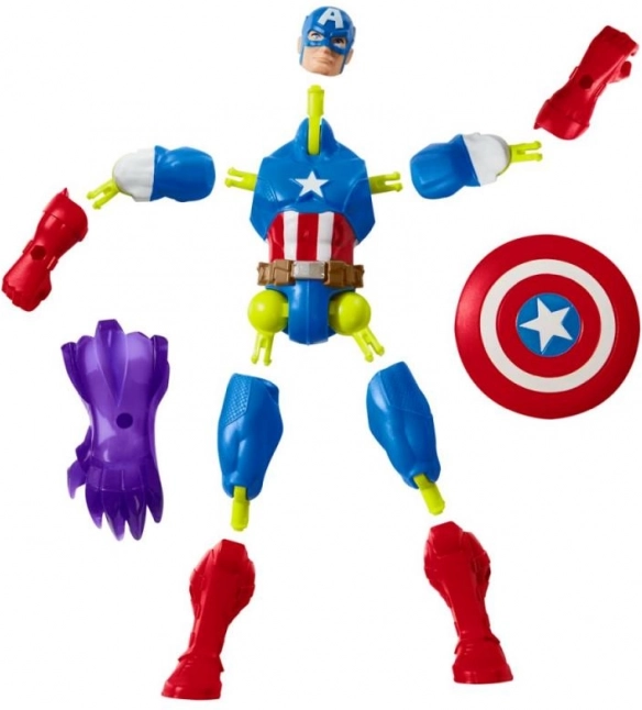 Avengers Mixmashers Amerika Kapitány figura