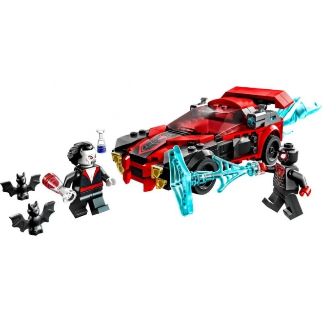 Miles Morales és Morbius csata - LEGO Super Heroes