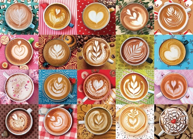 Elbűvölő latte art motívum