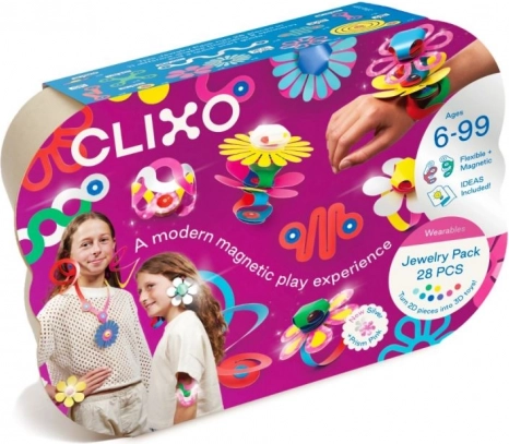 Clixo Ékszer Csomag Kreatív kocka készlet ékszer készítéshez - 28 db