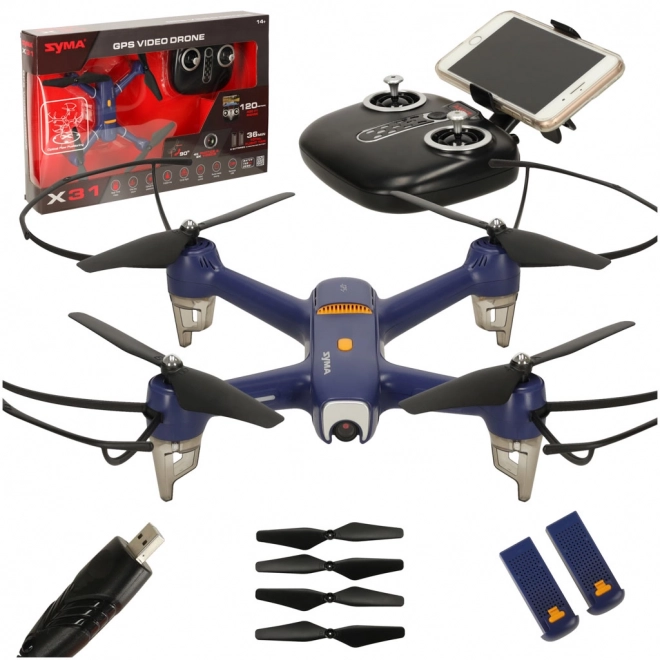 Syma X31 drón HD kamerával és GPS-szel