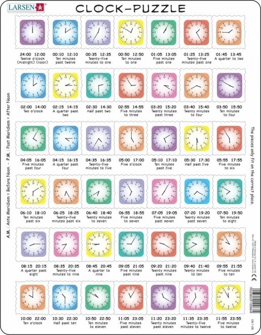 Puzzle Mennyi az idő? 42 darab
