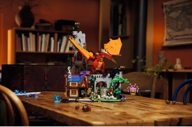 lego ideas: a vörös sárkány meséje dungeons & dragons