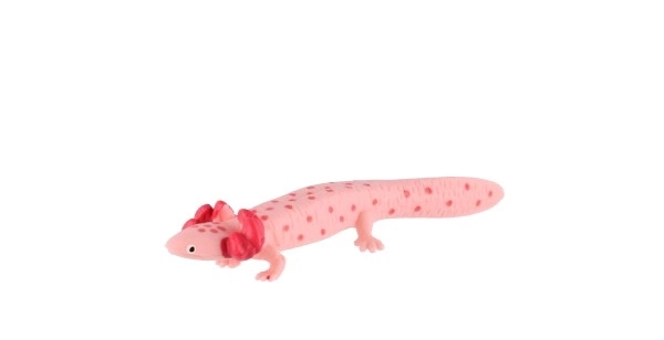 Mexikói axolotl játékszobrocska 8 cm