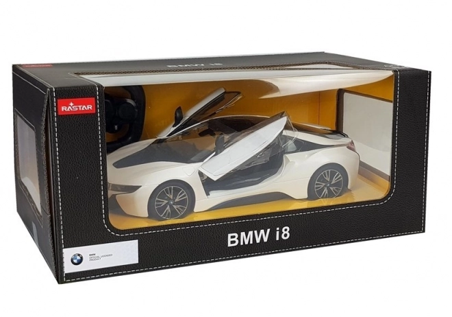 BMW i8 távirányítós autó 1:14 automatikus ajtóval
