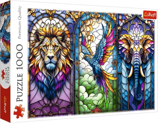Trefl Állatok üvegablak 1000 darabos puzzle