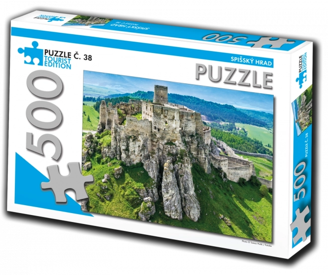 Turista kiadású puzzle Spišský hrad 500 darab