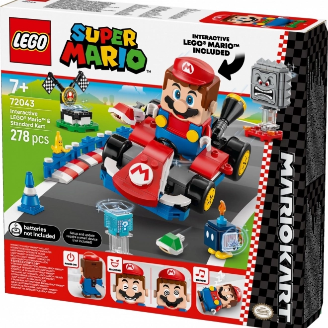 LEGO Super Mario Mario Kart - Interaktív figura és Standard Kart