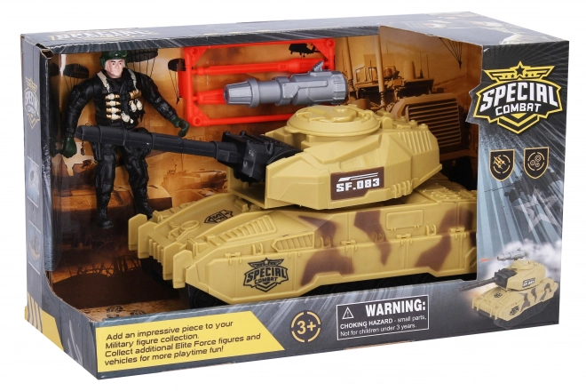 Tank és figura 25 cm