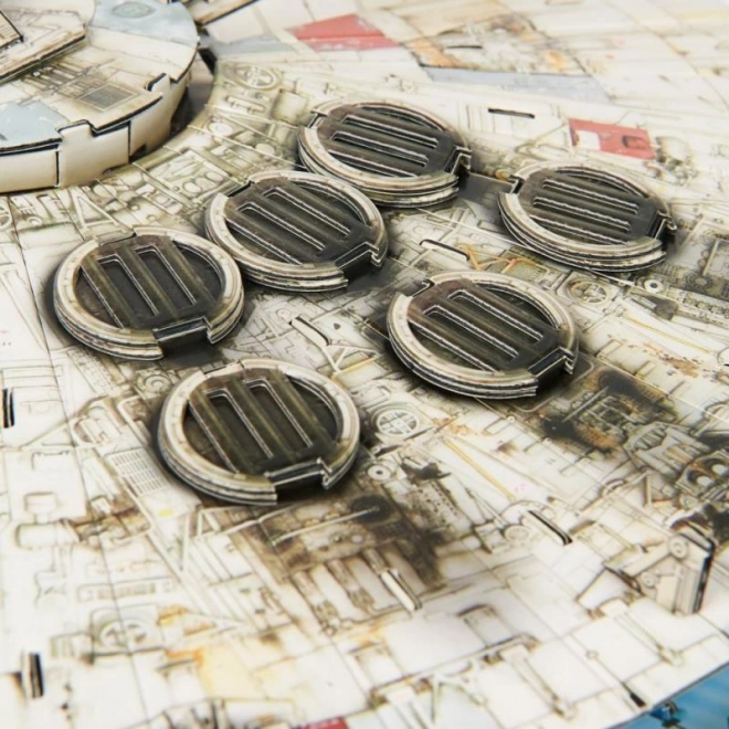 Millennium Falcon 4D puzzle