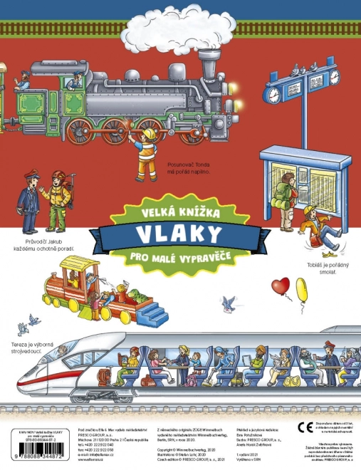 Nagy könyv VONATOK kis mesélőknek