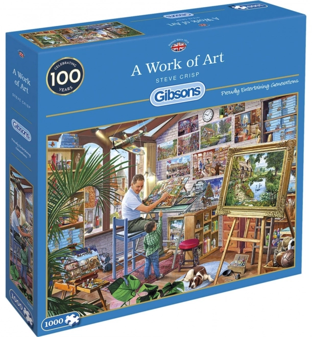 Gibsons művészeti alkotás puzzle 1000 darabos