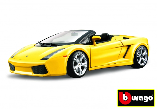 Bburago lamborghini gallardo spyder fémmodell sárga 1:18