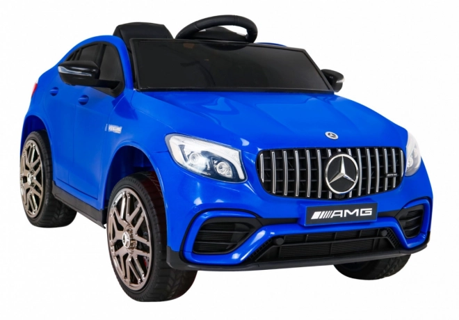 Mercedes Benz GLC63S gyerekeknek Kék + távirányító + 4x4 meghajtás + MP3 LED + EVA + lassú indulás