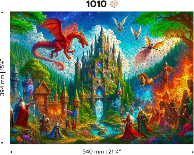 Fa puzzle Fantasy kastély 1010 darabos