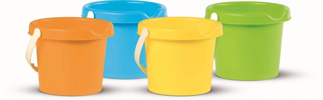Androni homokozó vödör leöntővel - narancssárga, 13 cm átmérő