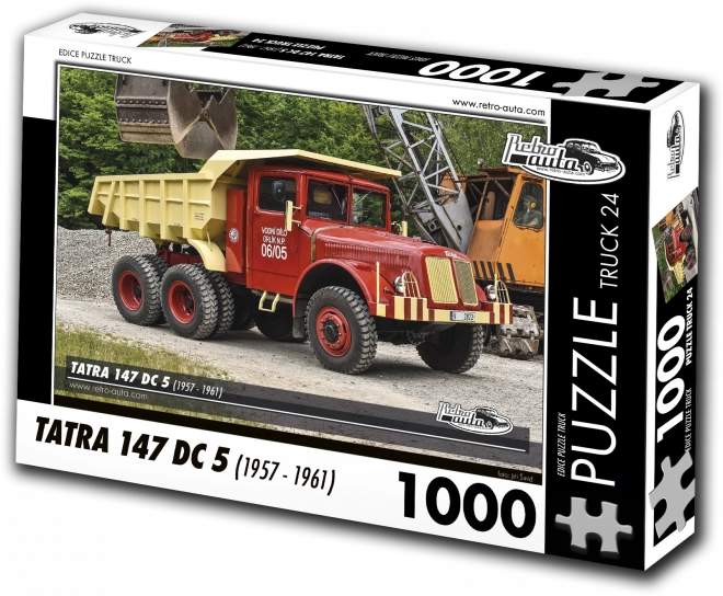 Retro-Auta teherautó puzzle Tatra 147 DC