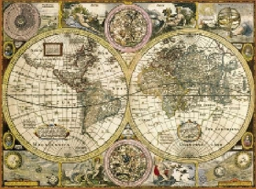 Puzzle Antik Térkép 3000 darab