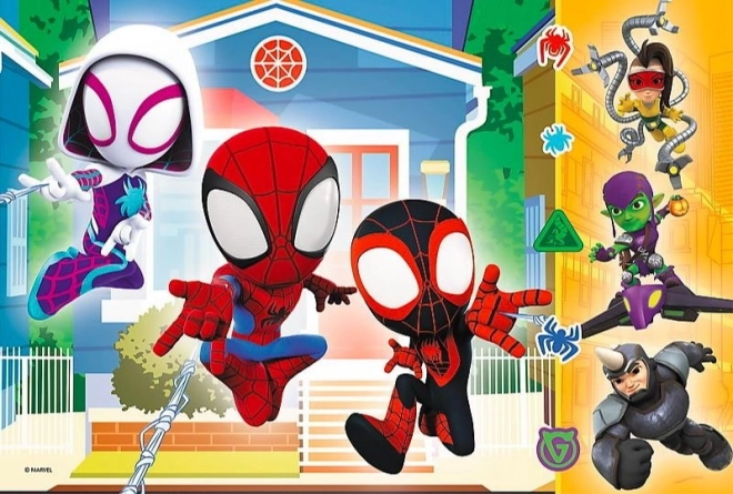 Spidey világában puzzle 60 darabos