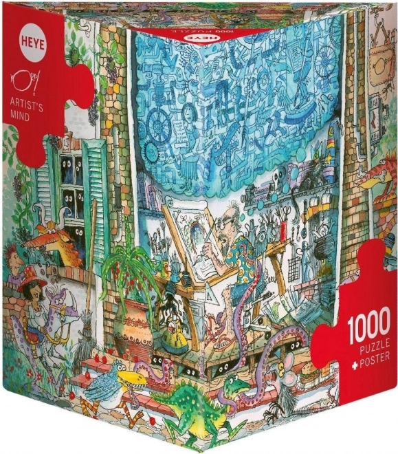 Heye umělcova képzelet puzzle 1000 darabos