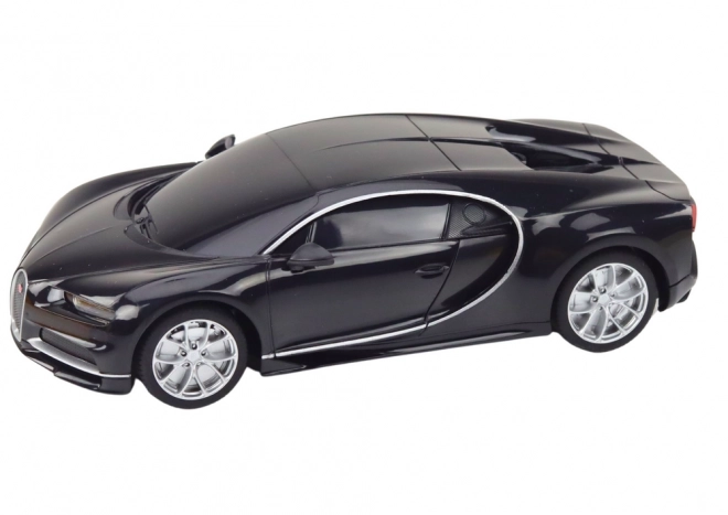 Távirányítású Bugatti Chiron autó 1:24 méretarány - fekete