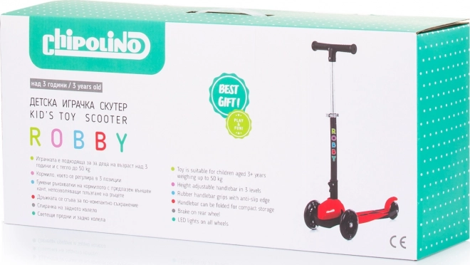 Chipolino stabil LED-es roller gyermekeknek