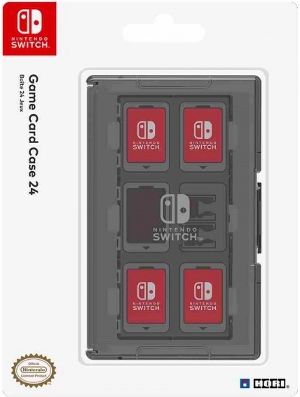 Tok Nintendo Switchhez – 24 játékkártyához, fekete