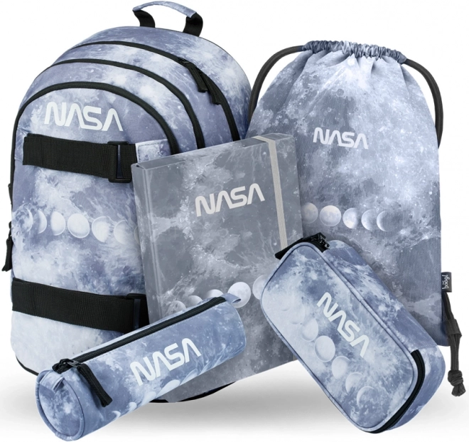 Iskolai szett BAAGL Skate NASA szürke