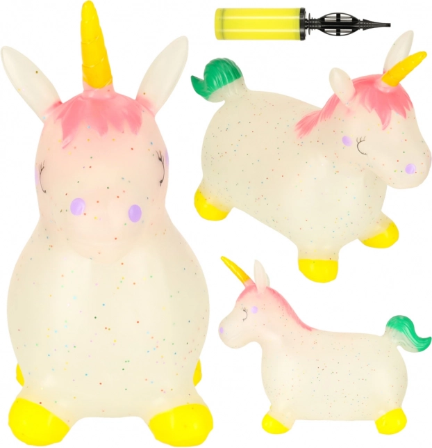 Ugráló játék gyerekeknek pumpával - Gumis Egyszarvú