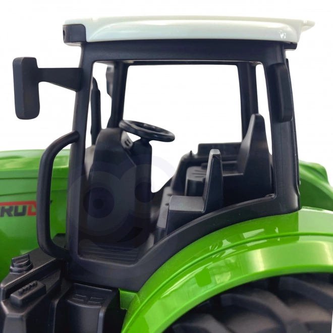 Woopie zöld traktor gumikerékkel