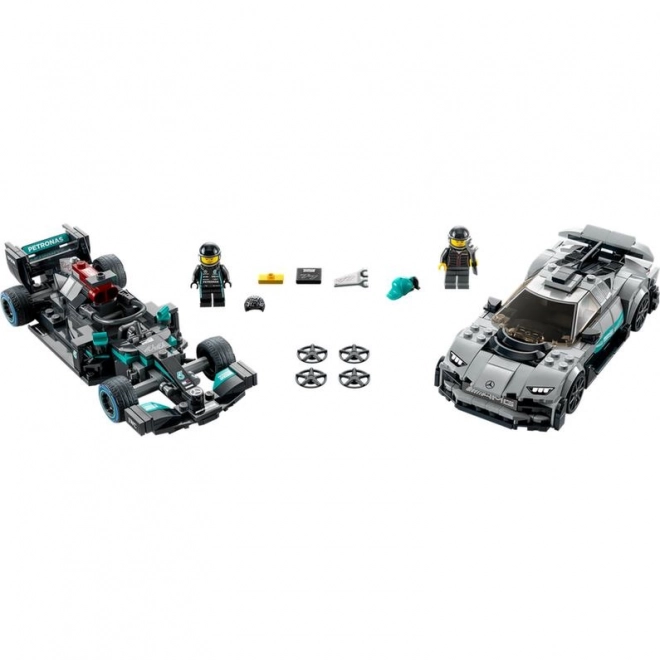 Lego Speed Champions mercedes-amg f1 w12 e performance és mercedes-amg one