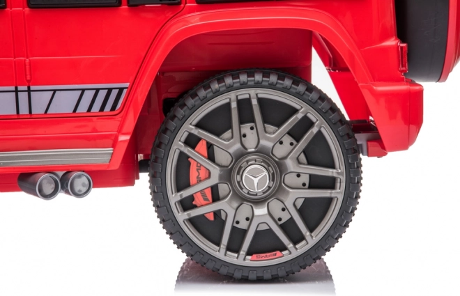 Gyerek akkumulátoros autó Mercedes G63 piros
