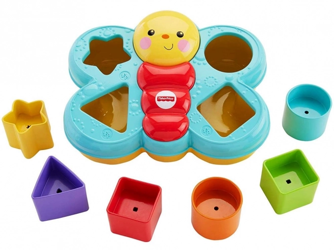 Fisher-Price színes pillangó formaválogató játék