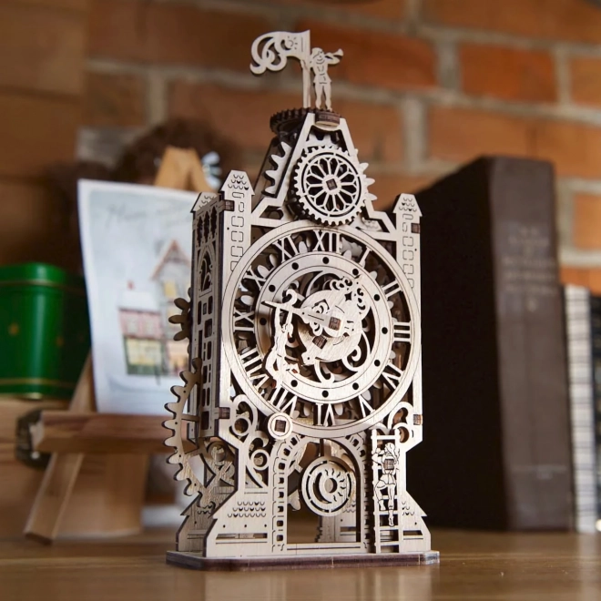 Ugears 3D fa mechanikus kirakó - óratorony