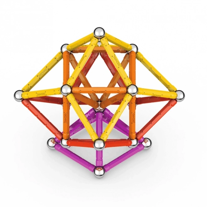 Geomag mágneses építőjátékok klasszikus újrahasznosított 93 darab narancssárga