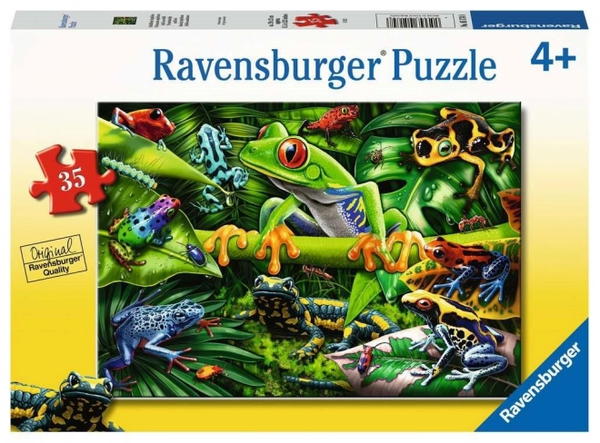 Ravensburger csodálatos kétéltűek puzzle 35 darabos