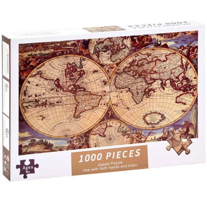 antycz világ térkép puzzle 1000 darabos