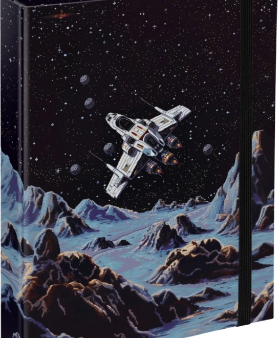 Iskolai füzet borító A5 Pixel Space