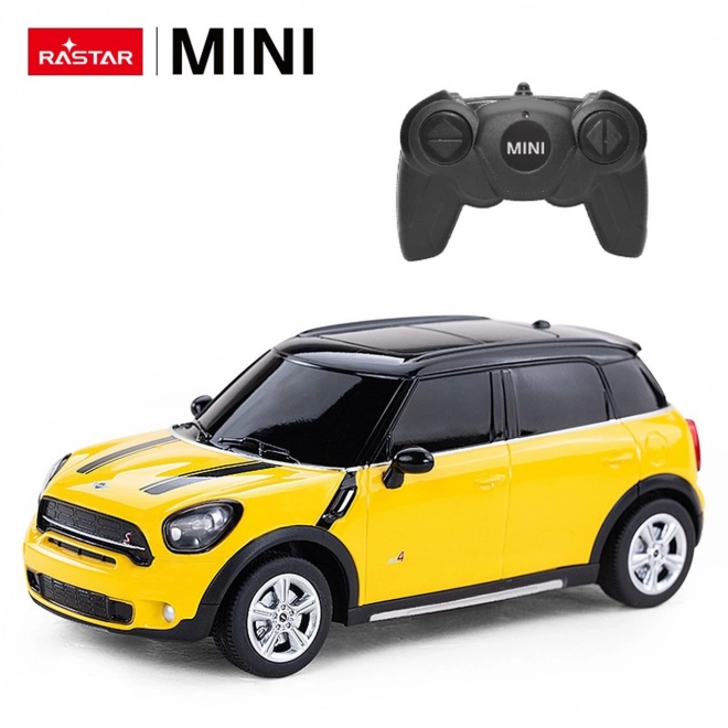 Mini Countryman sárga távirányítós autó