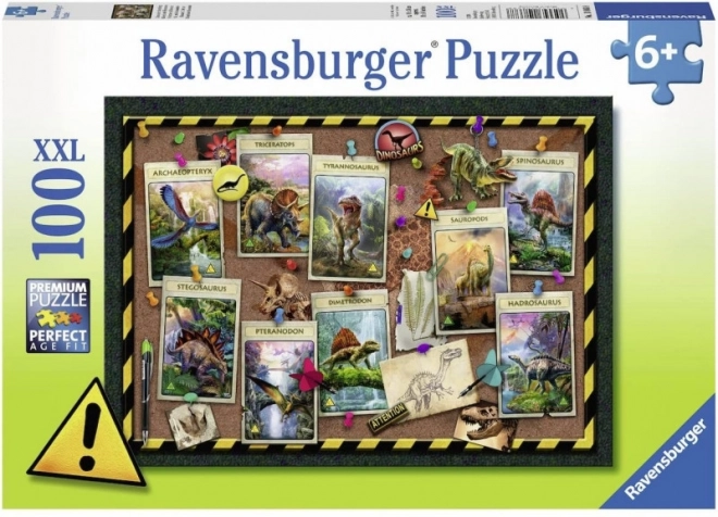 Ravensburger dinoszauruszok XXL puzzle 100 darab