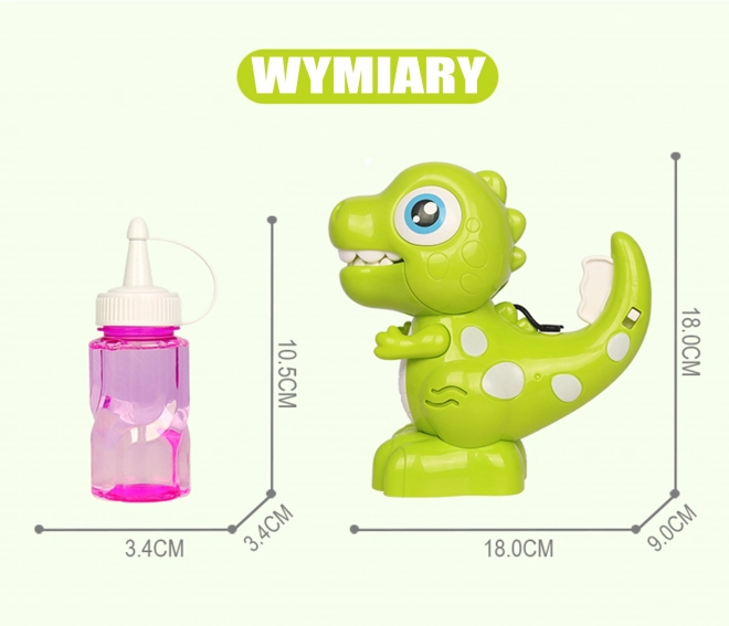 Dinoszaurusz alakú buborékfújó gép - WOOPIE