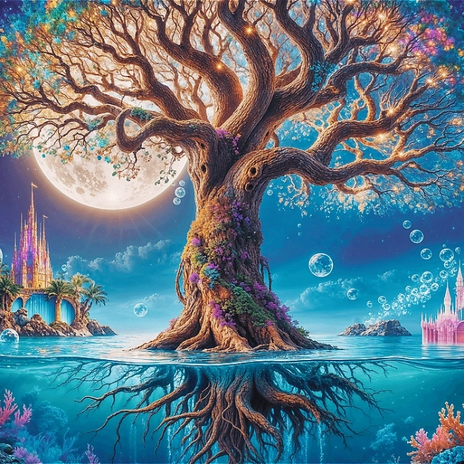 TREFL Puzzle Premium Plus Teaidő: Varázslatos fa 500 darab
