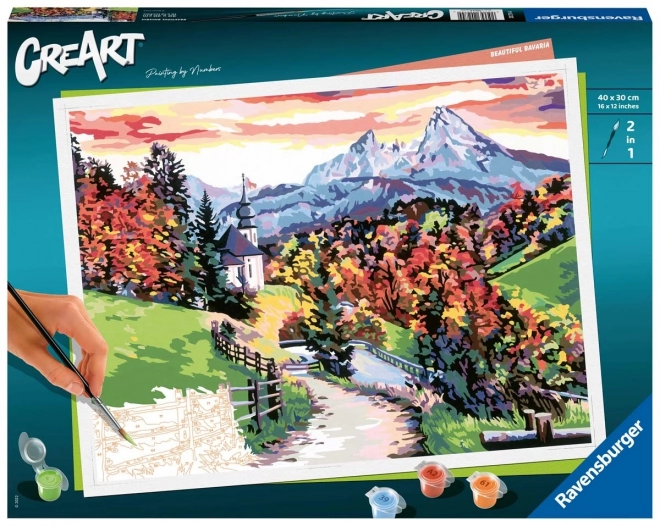 Ravensburger CreArt: Csodálatos Bajorország Festőkészlet